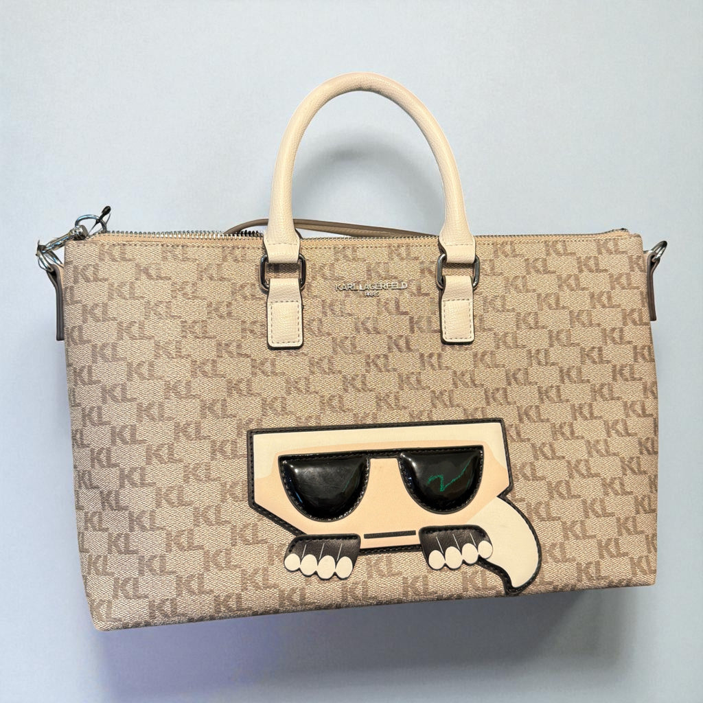 Karl Lagerfeld Taupe Wht