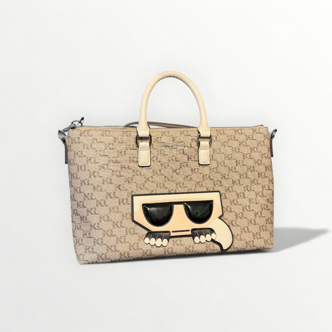 Karl Lagerfeld Taupe Wht