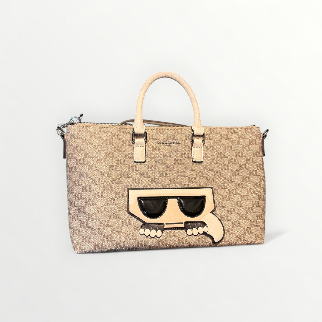 Karl Lagerfeld Taupe Wht